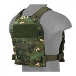 LIGHTWEIGHT PLATE CARRIER CAMO Tropic 1000D Lancer Tactical
