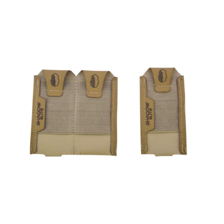 Low Profile Double Pistol Mag Pouch Tan Shadow Elite