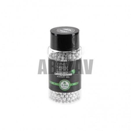 0.36G Bio BB Bottle Professional Performance 1000Rds White Nimrod