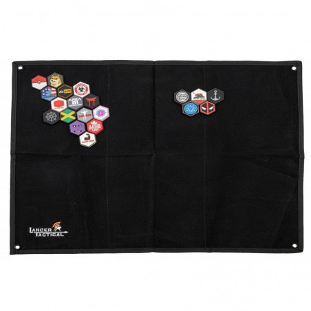 Patch Collector Black 600 mm x 450 mm Lancer Tactical
