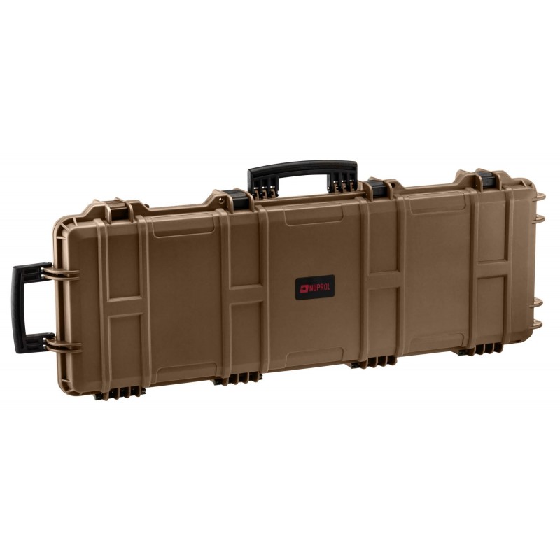 Hard case 103 x 33 x 15 cm pre-cut foam Tan Nuprol