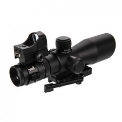 3-9x42 Red & Green scope + 1x30 Red Dot Sight Lancer Tactical