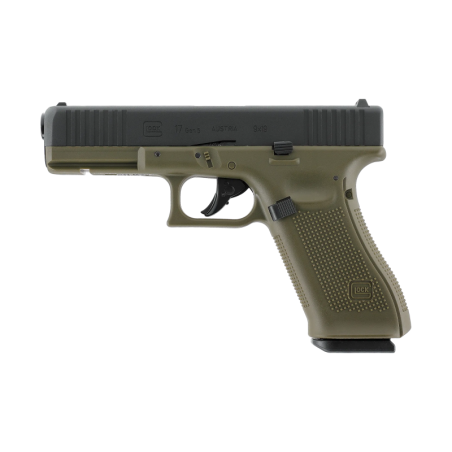 GLOCK 17 Gen5 4.5 mm (.177) BB, CO 3.0 J, Battlefield Green/BK Umarex
