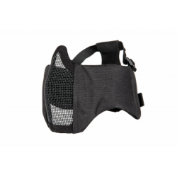 Steel Half Face Mask Black