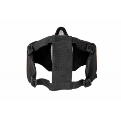 Steel Half Face Mask Black