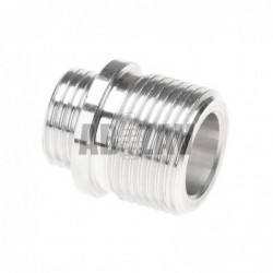 Thread Adapter 14mm CCW Silver AW Custom