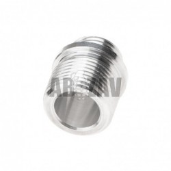 Thread Adapter 14mm CCW Silver AW Custom