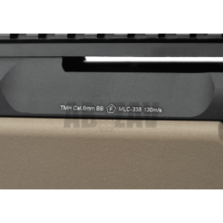 MLC-338 Bolt Action Sniper Rifle Deluxe Edition 165m/s Dark Earth Maple Leaf