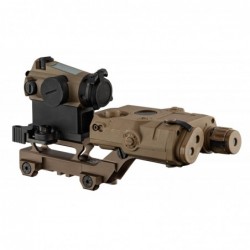 Offset rail for large format Red dot Tan BO