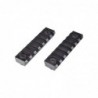 Rail 20mm 7 SLOTS  For M-LOK Black 2Pcs