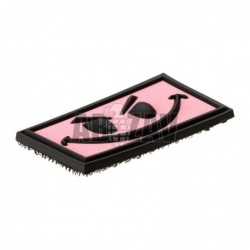 Evil Smile Rubber Patch Pink JTG