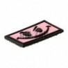Evil Smile Rubber Patch Pink JTG