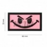 Evil Smile Rubber Patch Pink JTG