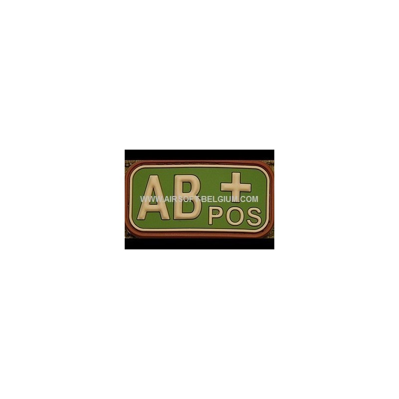 BLOOD PVC PATCH AB POS (Multicam)