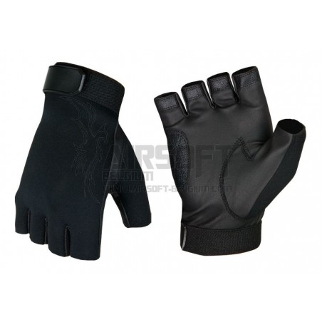 Half Finger Shooting Gloves 9 / M Black Invader Gear