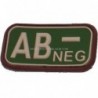 BLOOD PVC PATCH AB NEG (Multicam)