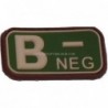 BLOOD PVC PATCH B NEG (Multicam)