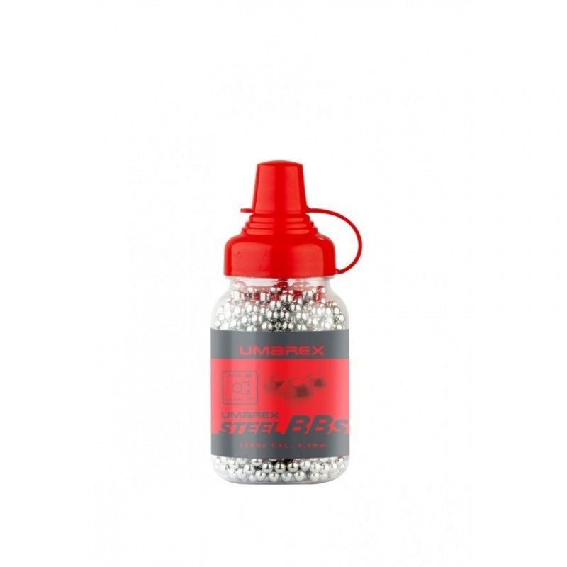 BILLES ACIER 4,5 mm en Biberon de 1500 billes UMAREX