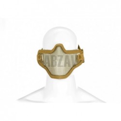 Steel Half Face Mask  Tan Invader Gear