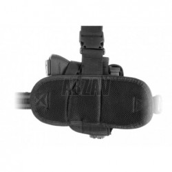 Dropleg Holster Left  Black Invader Gear