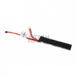 LiPo 7.4V 1100mAh 20C Stock Tube Type Mini T-Plug Pirate Arms