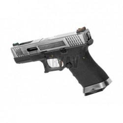 WE19 Custom SV Silver Barrel Metal Version GBB