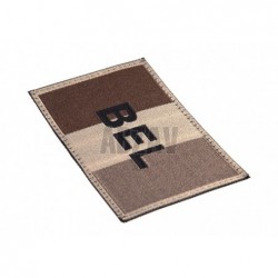 Belgium Flag Patch Desert Clawgear