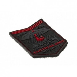 Alien Invasion Tactical Unit Rubber Patch Red JTG