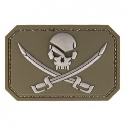 Patch Tête de mort + sabre OD Green