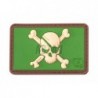 Pirate Skull Rubber Patch Multicam JTG