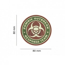 Zombie Outbreak Rubber Patch Multicam JTG
