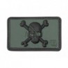Pirate Skull Rubber Patch Forest JTG
