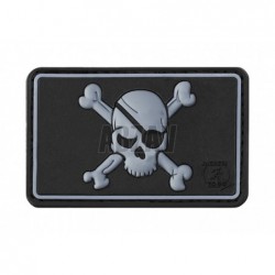 Pirate Skull Rubber Patch SWAT JTG