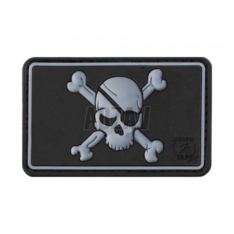 Pirate Skull Rubber Patch SWAT JTG