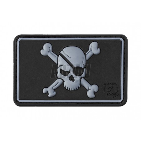 Pirate Skull Rubber Patch SWAT JTG