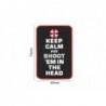 Keep Calm and Shoot Rubber Patch Color JTG