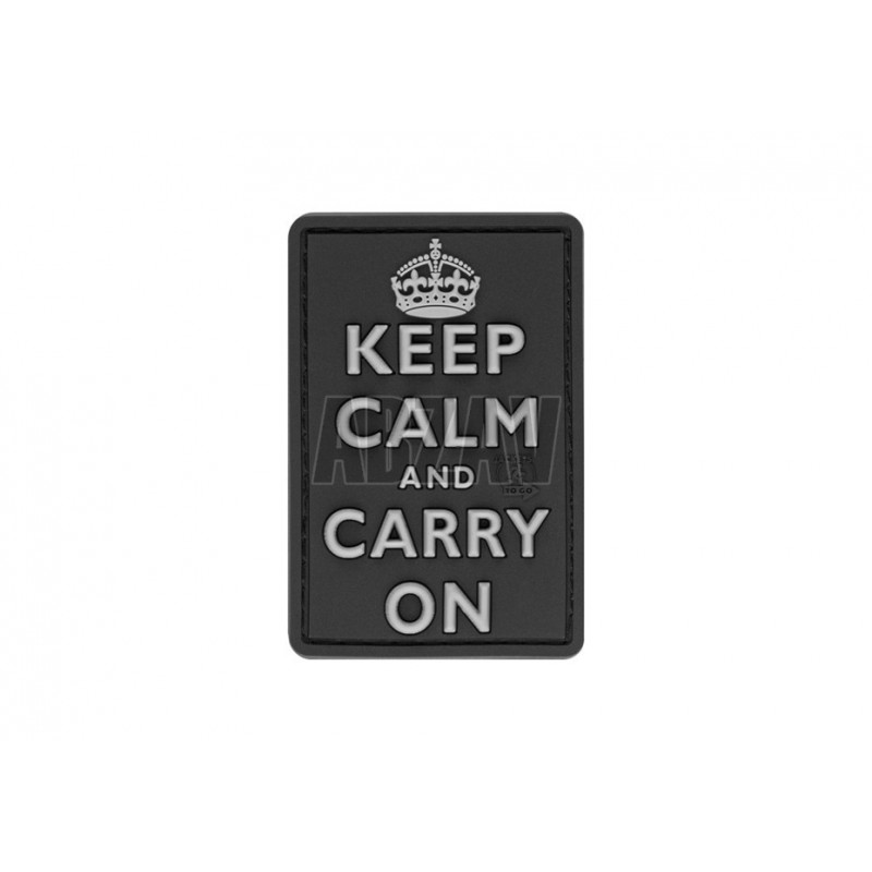 Keep Calm Rubber Patch SWAT JTG