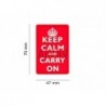 Keep Calm Rubber Patch Color JTG