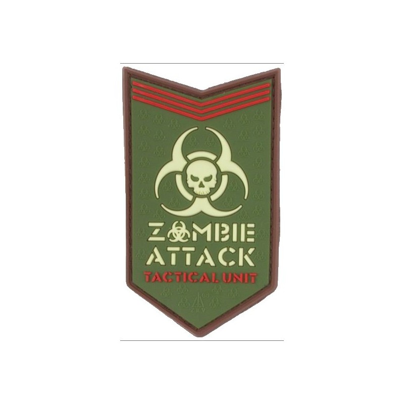 Zombie Attack Rubber Patch Multicam JTG