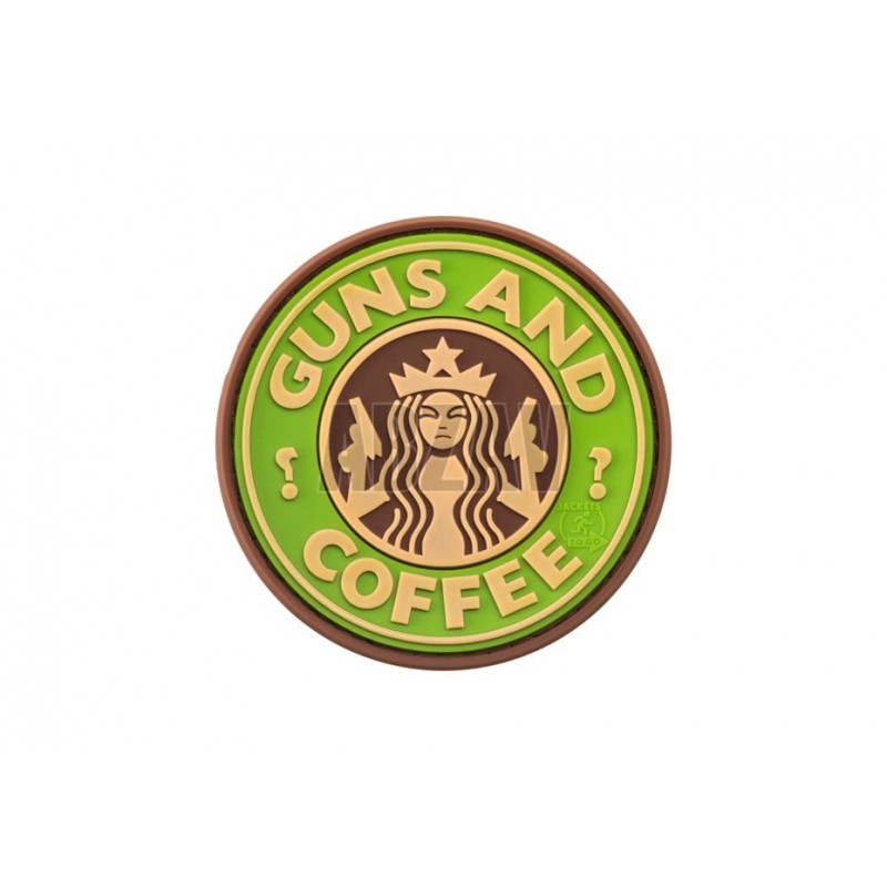 Guns and Coffee Rubber Patch Multicam JTG