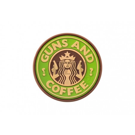 Guns and Coffee Rubber Patch Multicam JTG