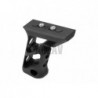 CNC Keymod Long Angled Grip  Black Metal
