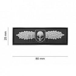 SOF Skull Badge Rubber Patch SWAT JTG
