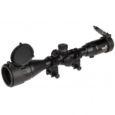 Lunette 3-12x40 Mildot rouge/bleu/vert Lancer Tactical