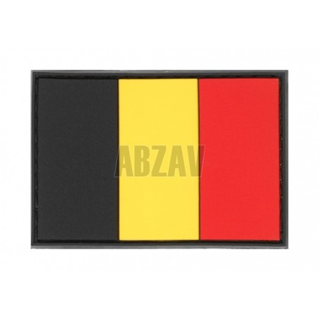 Belgium Flag Rubber Patch  Color JTG