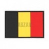 Belgium Flag Rubber Patch  Color JTG