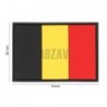Belgium Flag Rubber Patch  Color JTG