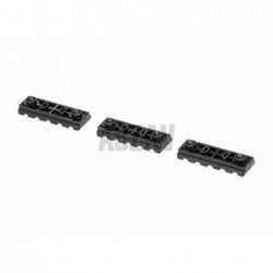 Keymod Rail Section 5 Slot 3-Pack Black VFC