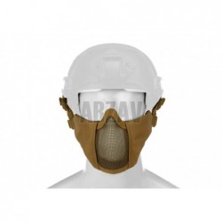 Mk.II Steel Half Face Mask FAST Version Tan Invader Gear