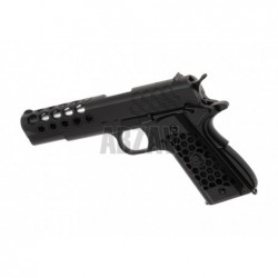 M1911 Hex Cut Full Metal GBB Black WE
